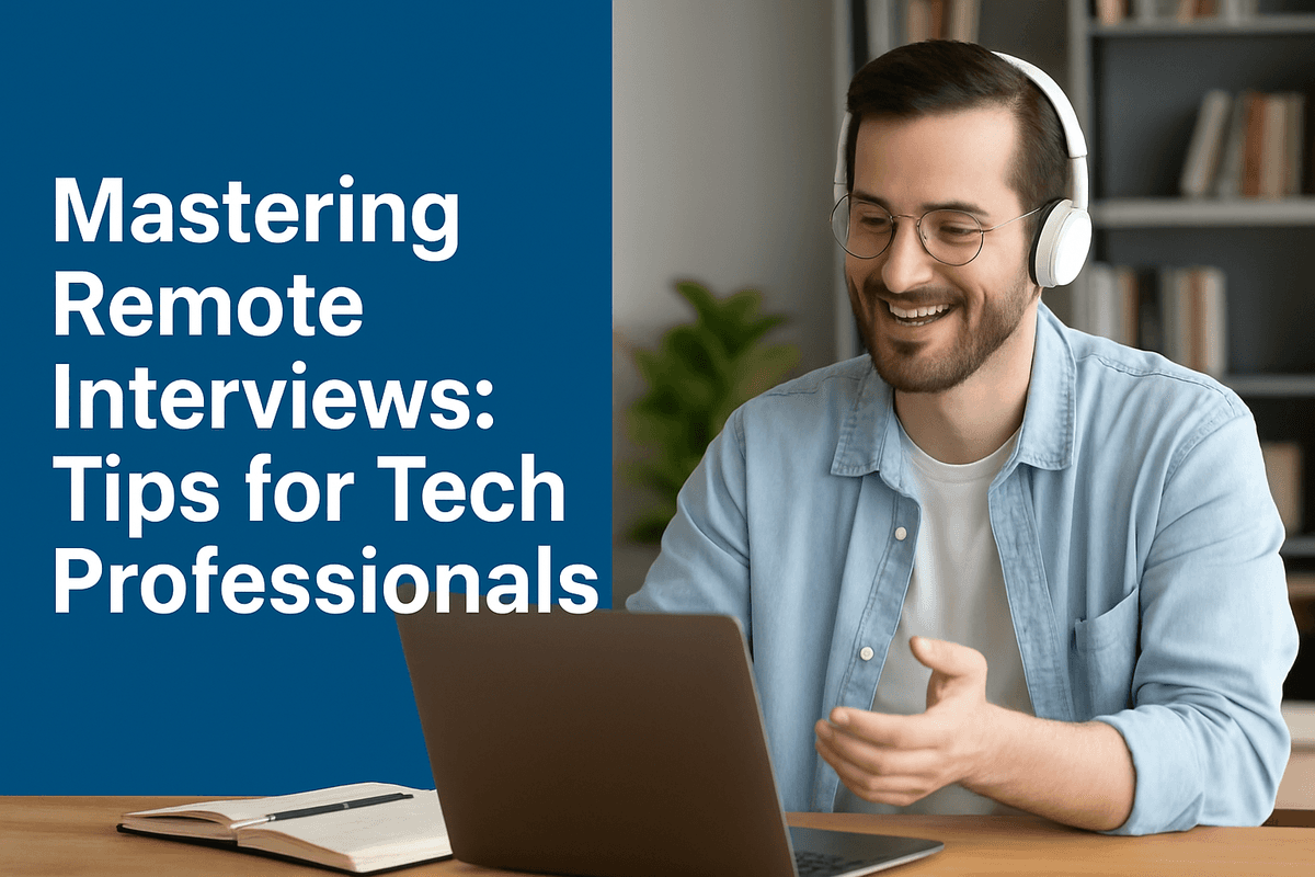 Mastering Remote Interviews: Tips for Tech Professionals