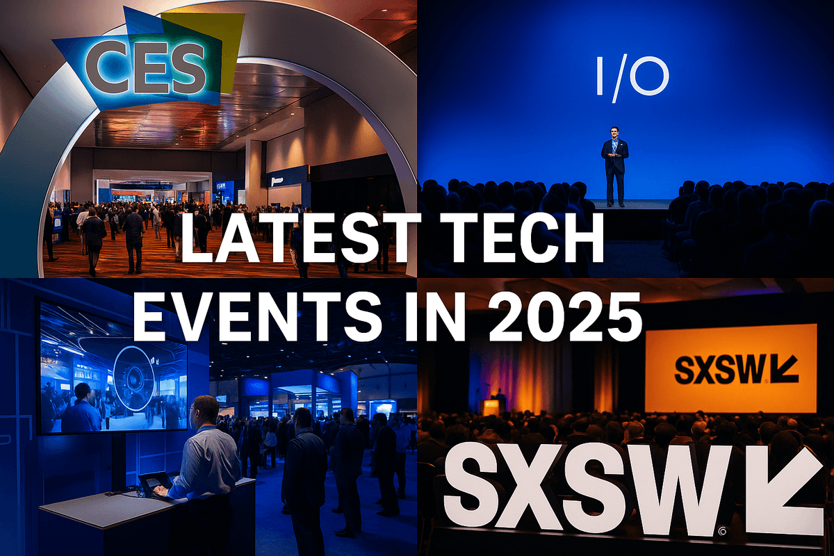 Latest Tech events and trends in 2025